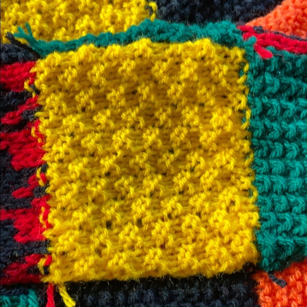 Harry Styles Handmade Multicolored patchwork cardigan inspired by J W - Picture 7 of 12